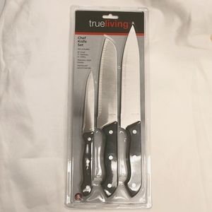 3pc True Living Chef Knife Set